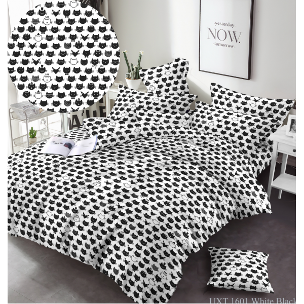 Бязь Gold UXT 1601 White Black Бязь Gold UXT 1601 White Black