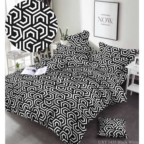 Бязь Gold UXT 1435 Black White Бязь Gold UXT 1435 Black White