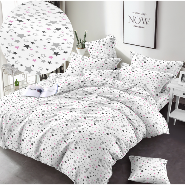Бязь Gold UXT 731 White Pink Бязь Gold UXT 731 White Pink