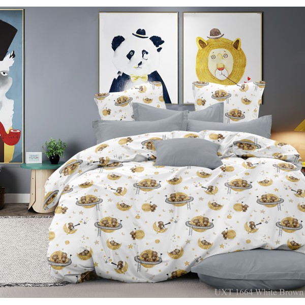Бязь Gold UXT 1664 White Brown