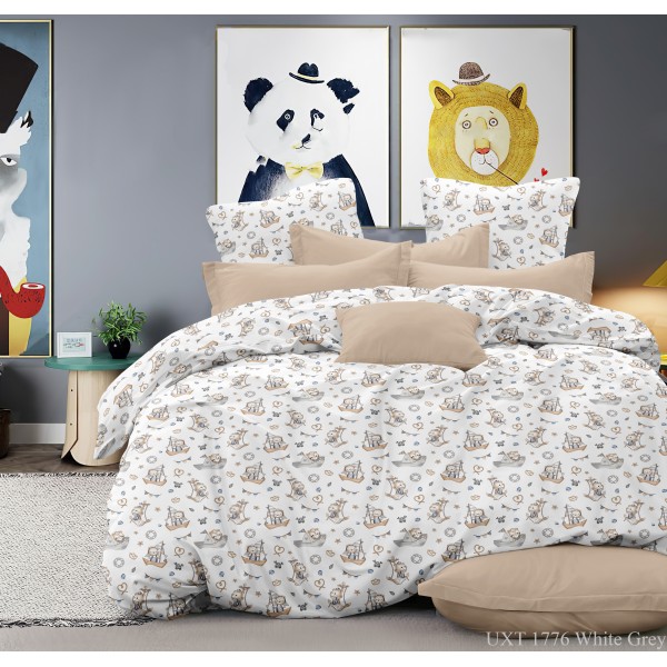 Бязь Gold UXT 1776 White Grey Бязь Gold UXT 1776 White Grey