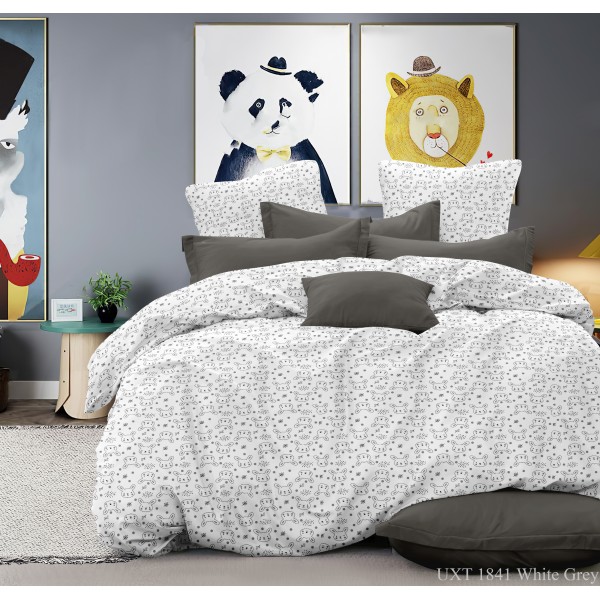 Бязь Gold UXT 1841 White Grey Бязь Gold UXT 1841 White Grey