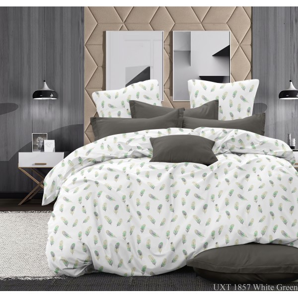 Бязь Gold UXT 1857 White Green Бязь Gold UXT 1857 White Green