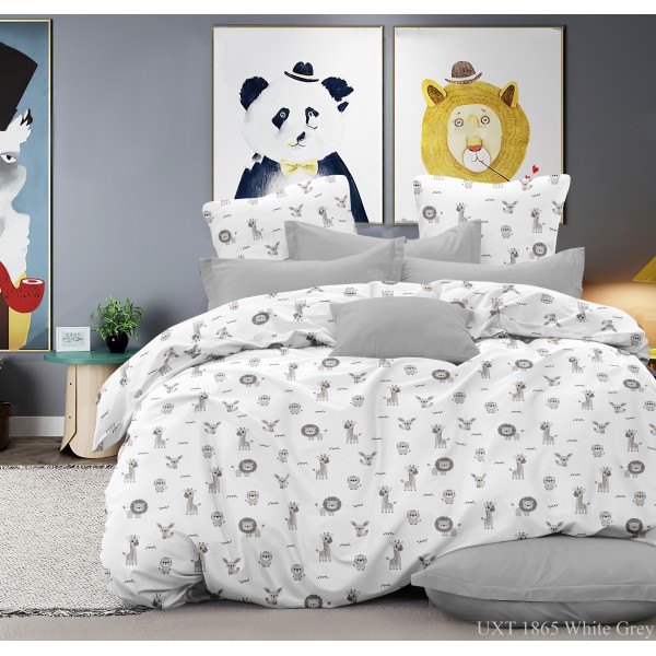 Бязь Gold UXT 1865 White Grey Бязь Gold UXT 1865 White Grey
