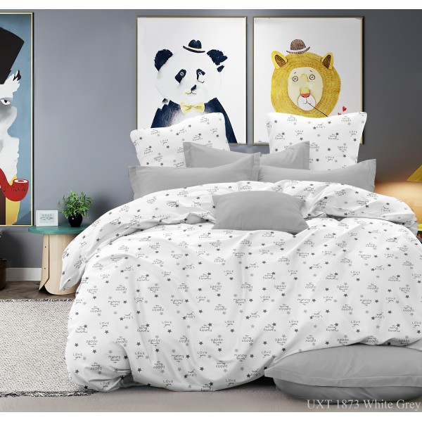 Бязь Gold UXT 1873 White Grey Бязь Gold UXT 1873 White Grey