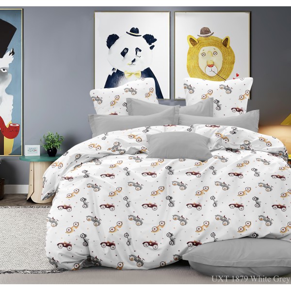 Бязь Gold UXT 1879 White Grey Бязь Gold UXT 1879 White Grey